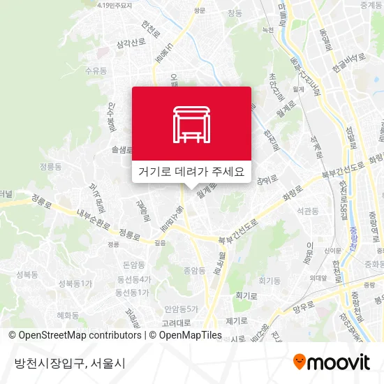 방천시장입구 지도