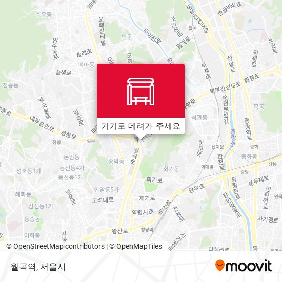 월곡역 지도