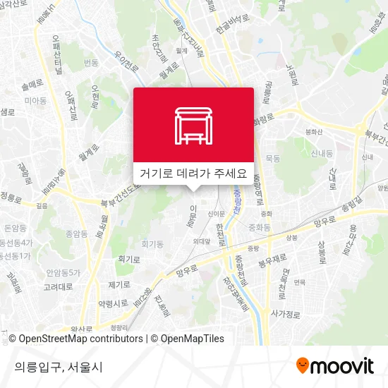 의릉입구 지도