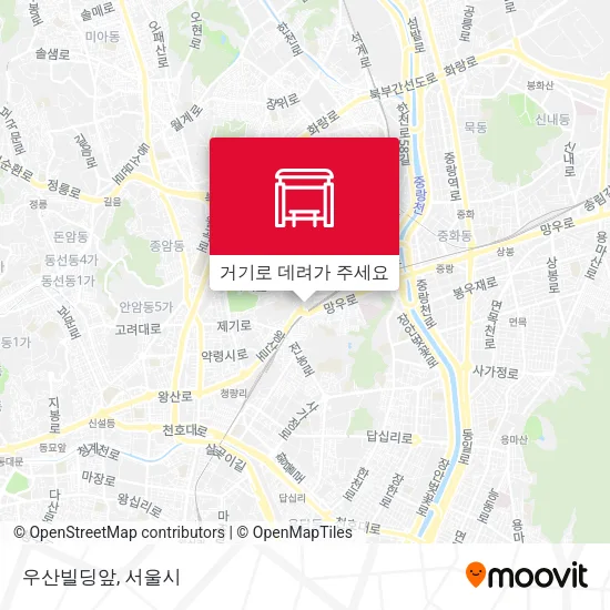우산빌딩앞 지도