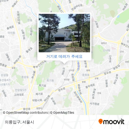 의릉입구 지도