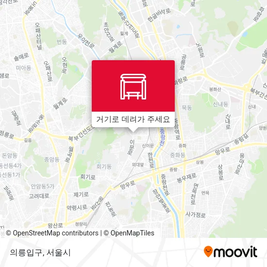 의릉입구 지도