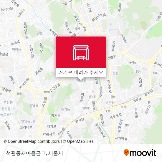석관동새마을금고 지도