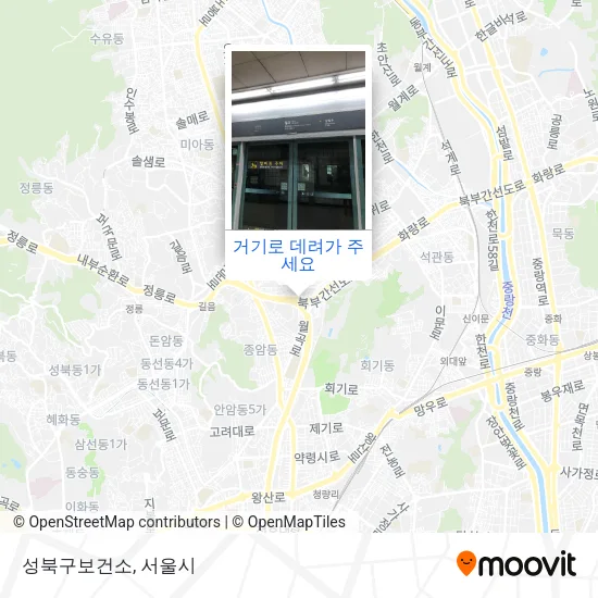 성북구보건소 지도