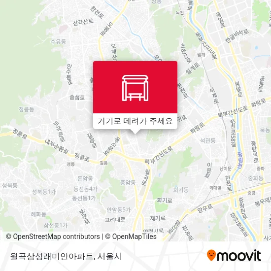 월곡삼성래미안아파트 지도
