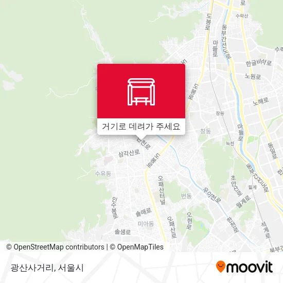 광산사거리 지도