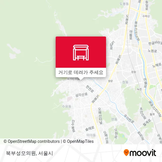 북부성모의원 지도