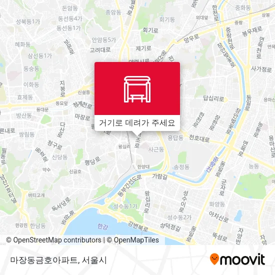 마장동금호아파트 지도