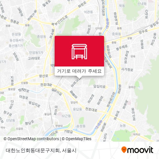 대한노인회동대문구지회 지도