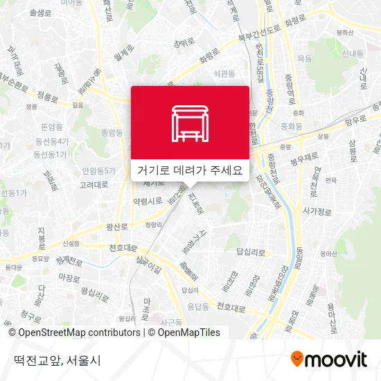 떡전교앞 지도