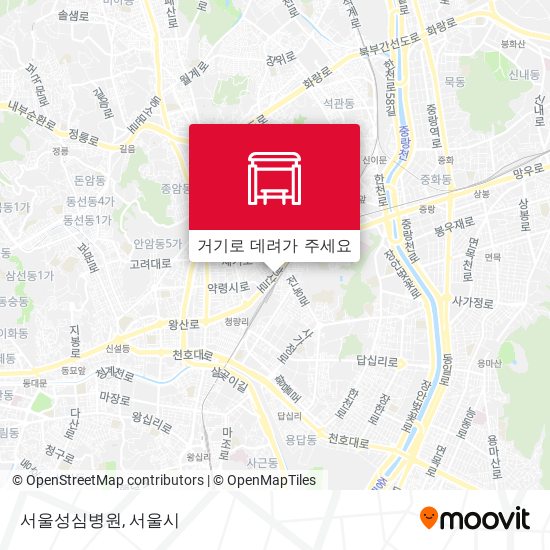 서울성심병원 지도