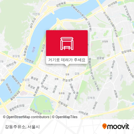 강동주유소 지도