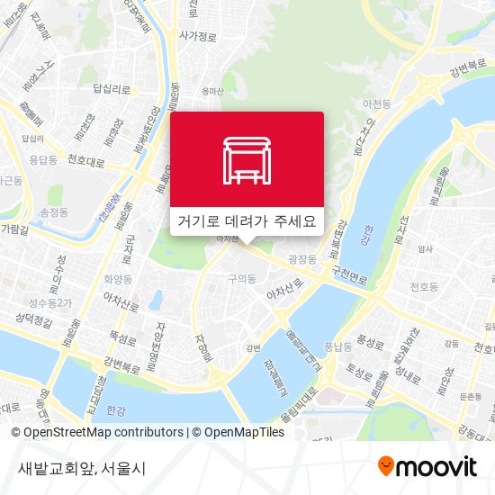 새밭교회앞 지도