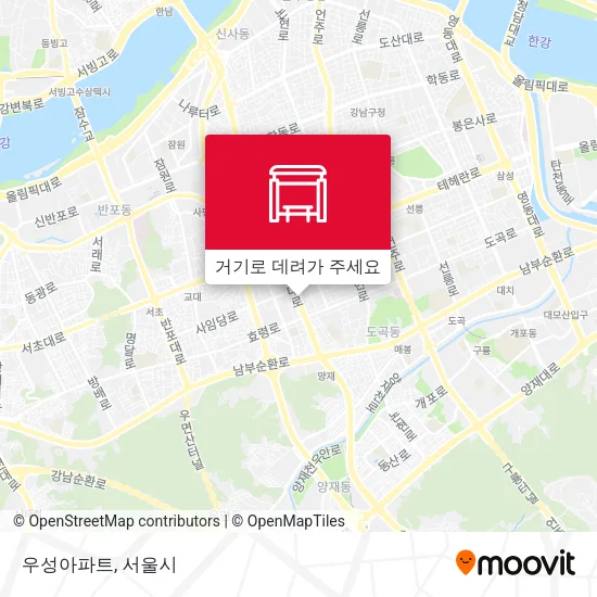 우성아파트 지도