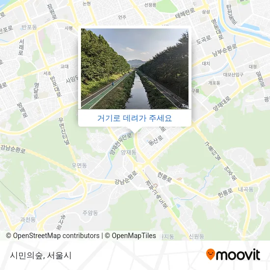 시민의숲 지도