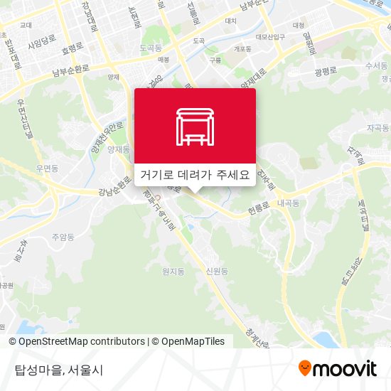 탑성마을 지도