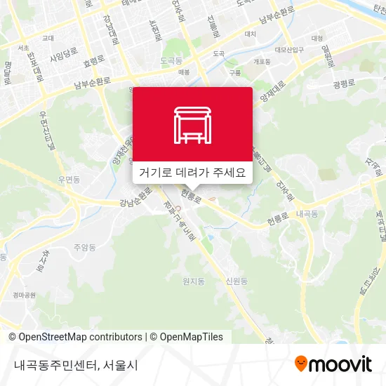내곡동주민센터 지도