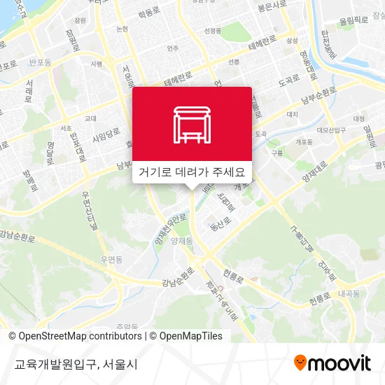 교육개발원입구 지도