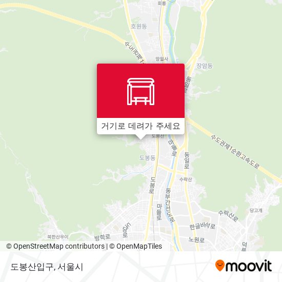 도봉산입구 지도