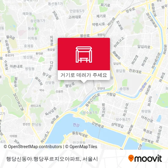 행당신동아.행당푸르지오아파트 지도
