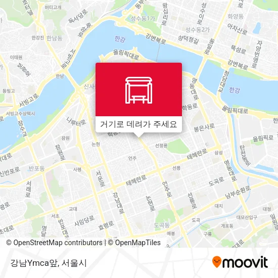 강남Ymca앞 지도