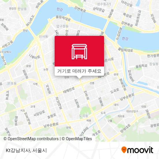 Kt강남지사 지도