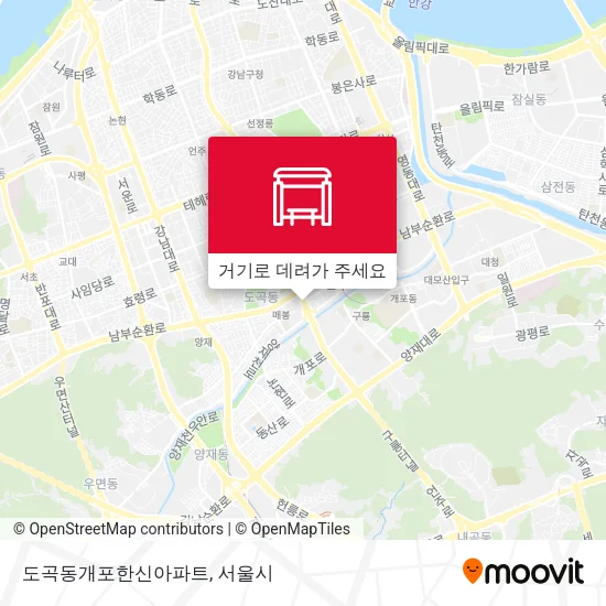 도곡동개포한신아파트 지도