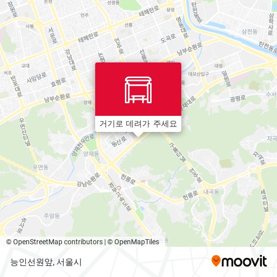 능인선원앞 지도