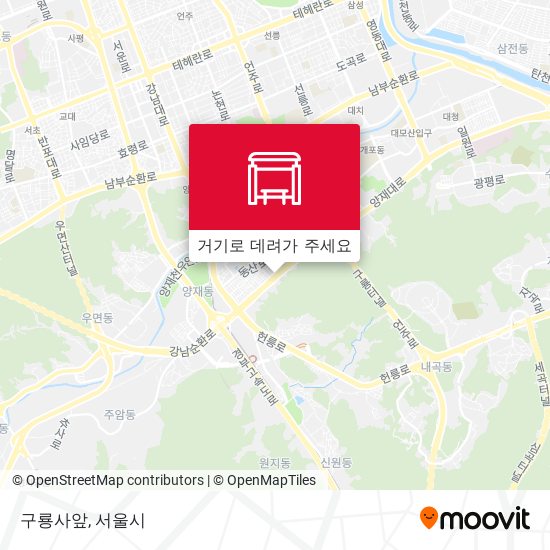 구룡사앞 지도