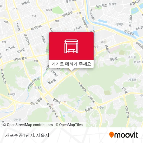 개포주공1단지 지도