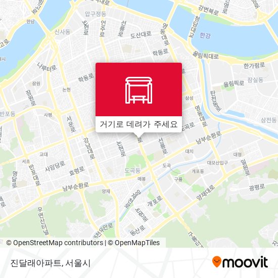 진달래아파트 지도