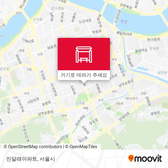 진달래아파트 지도