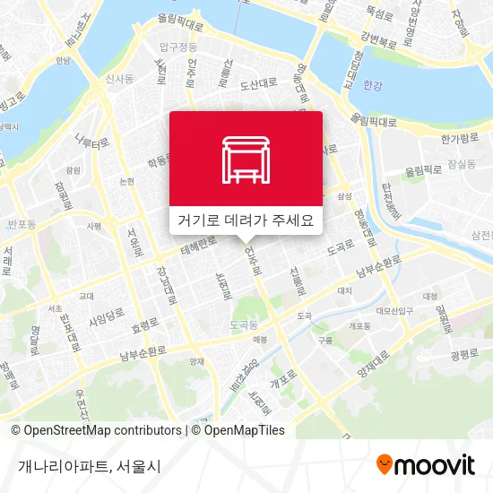 개나리아파트 지도