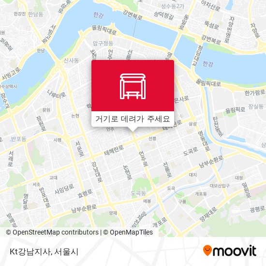 Kt강남지사 지도