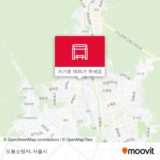 도봉소방서 지도