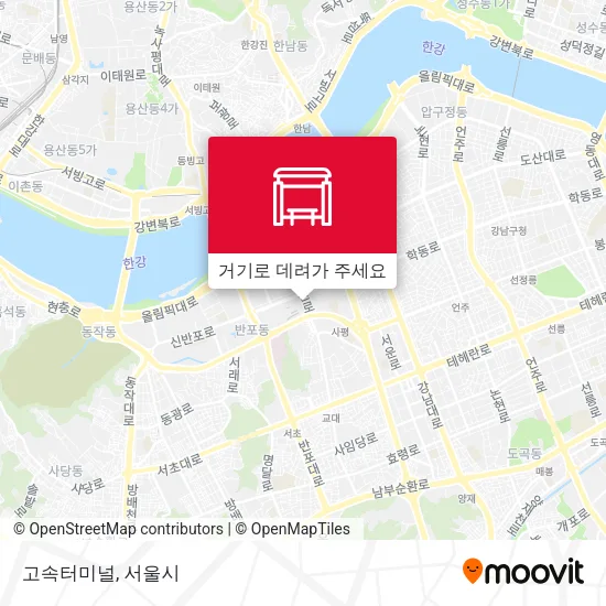 고속터미널 지도