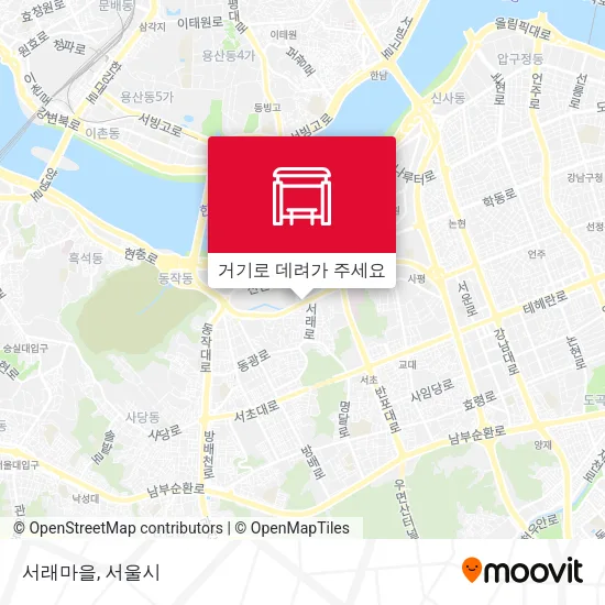 서래마을 지도