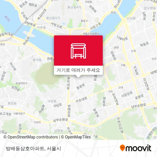 방배동삼호아파트 지도