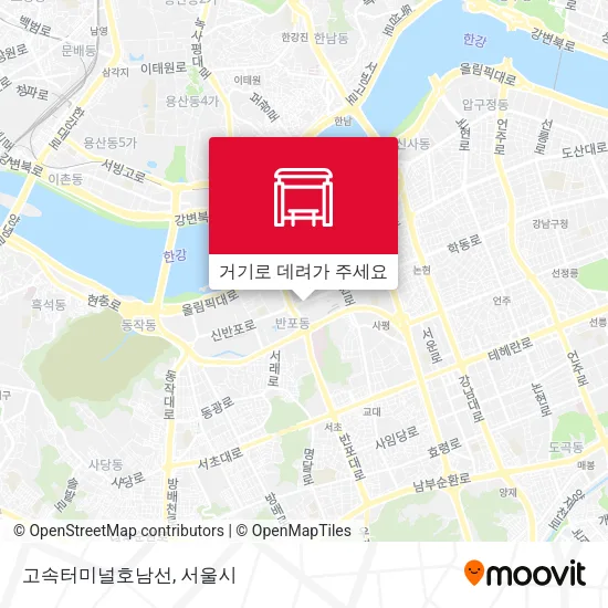 고속터미널호남선 지도