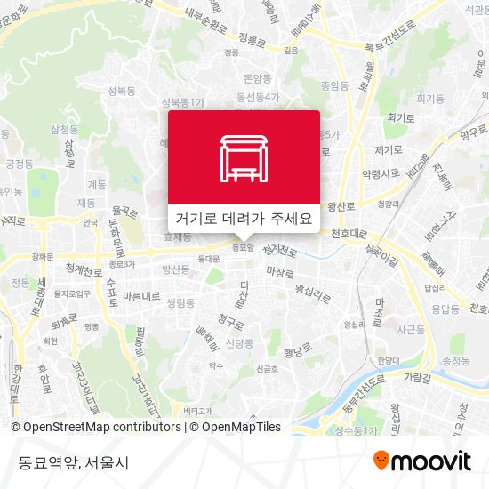 동묘역앞 지도