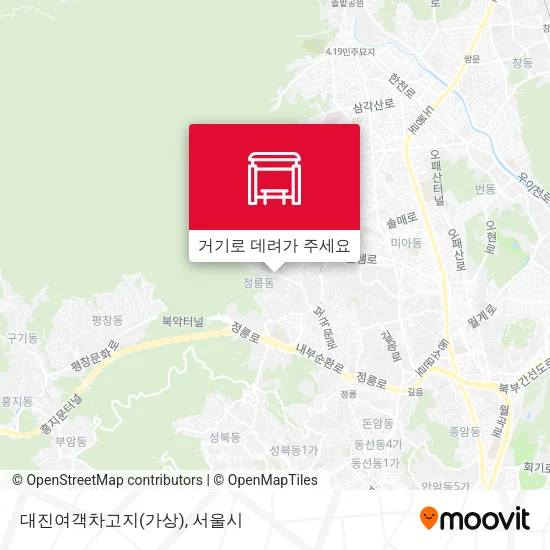대진여객차고지(가상) 지도