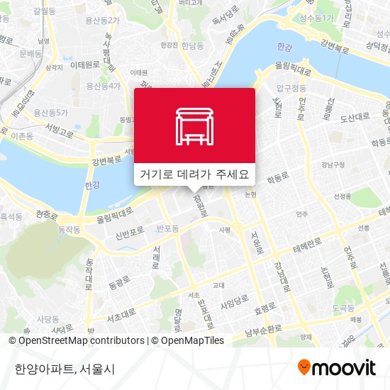 한양아파트 지도