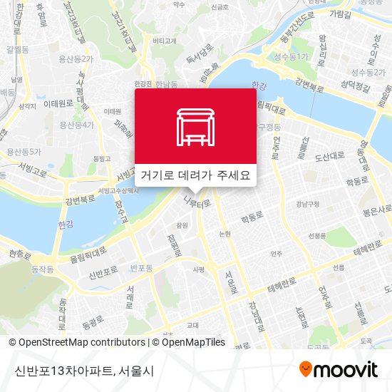 신반포13차아파트 지도