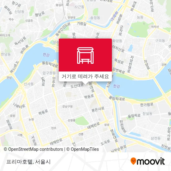 프리마호텔 지도
