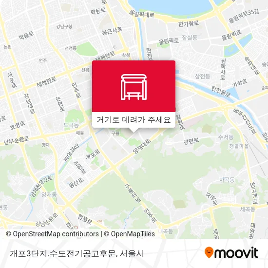 개포3단지.수도전기공고후문 지도