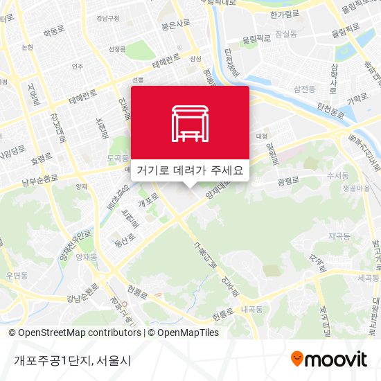 개포주공1단지 지도