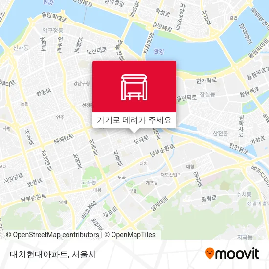 대치현대아파트 지도