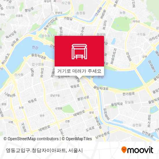 영동교입구.청담자이아파트 지도