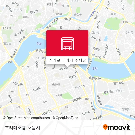 프리마호텔 지도