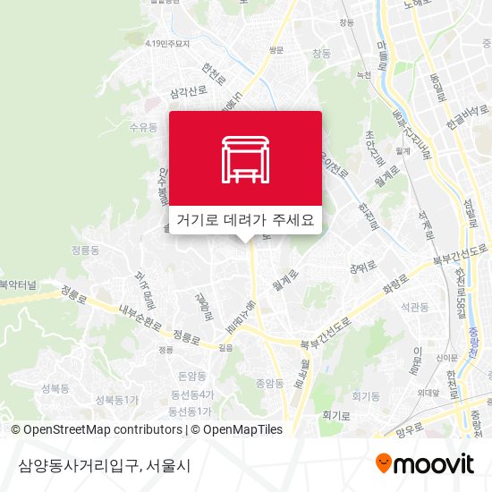 삼양동사거리입구 지도